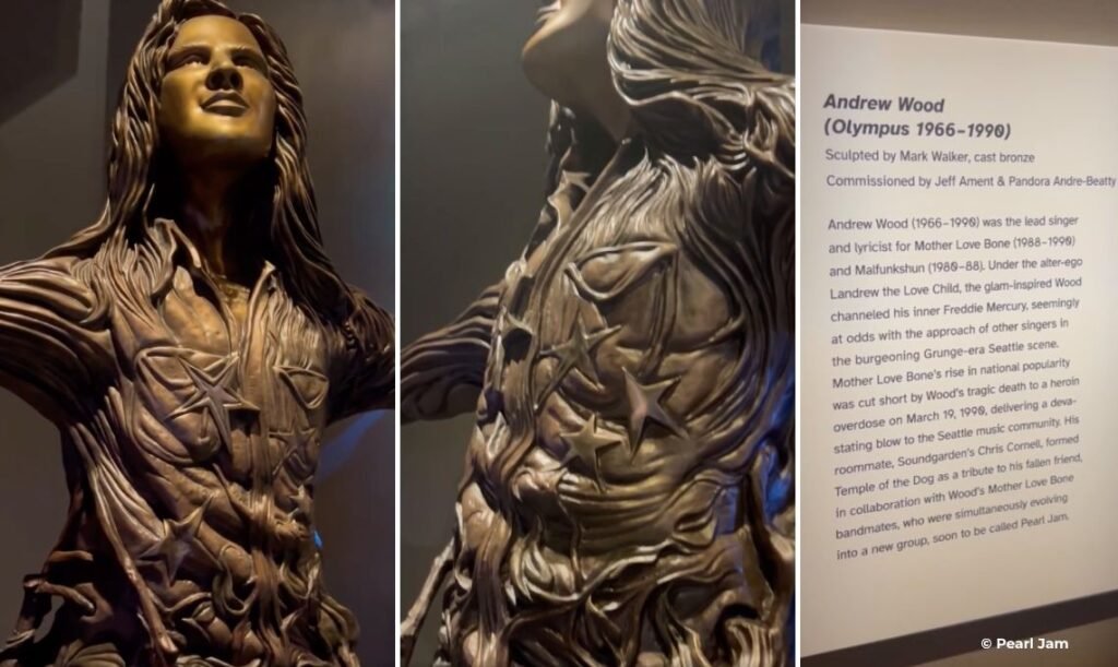 Andrew Wood Sculpture in Mopop, Seattle, USA - Travel 2 Concert