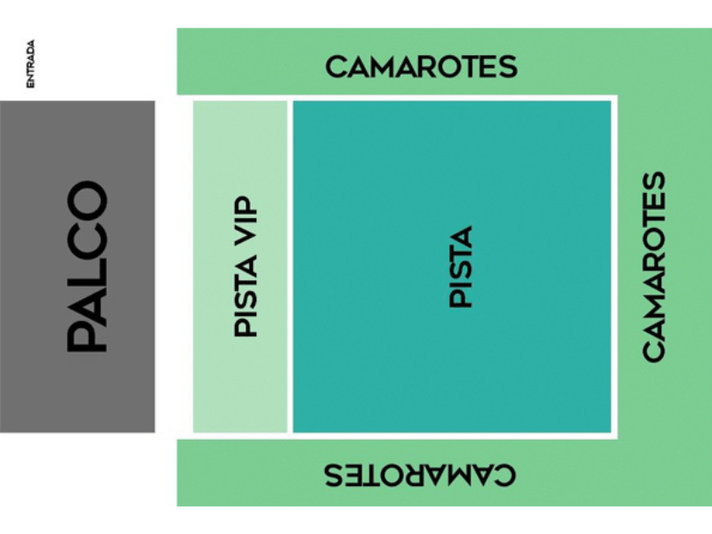 Seat Map Carioca Club - Live Music Venue in São Paulo - Travel2Concert
