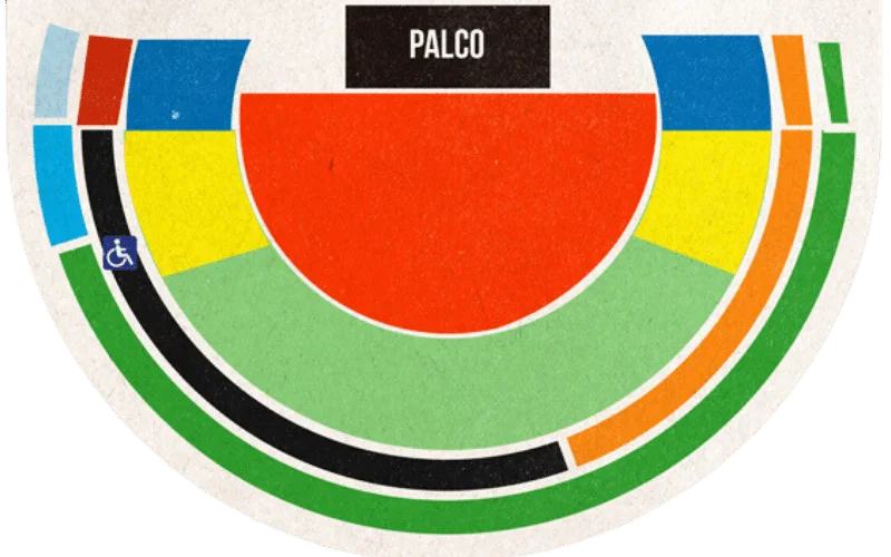 Seat Map Campo Pequeno - Live Music Venue in Lisbon - Travel2Concert