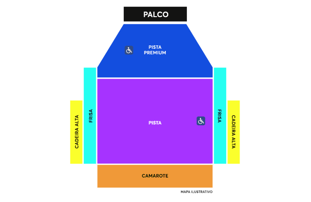 Seat Map Tokio Marine Hall - Live Music Venue in São Paulo - Travel2Concert