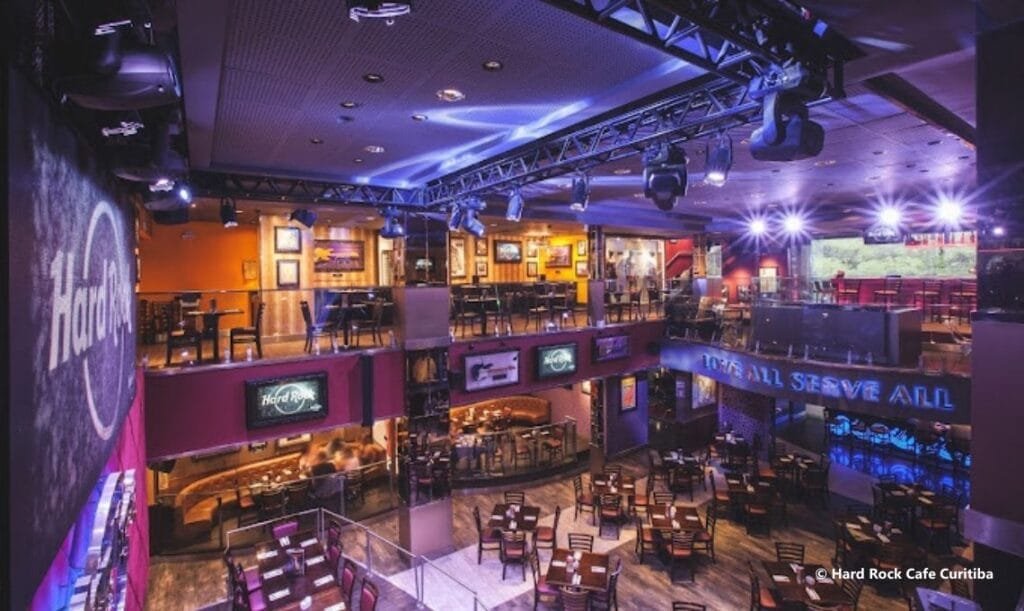 Hard Rock Cafe Curitiba - Rock Restaurant in Curitiba, Brazil - Travel 2 Concert