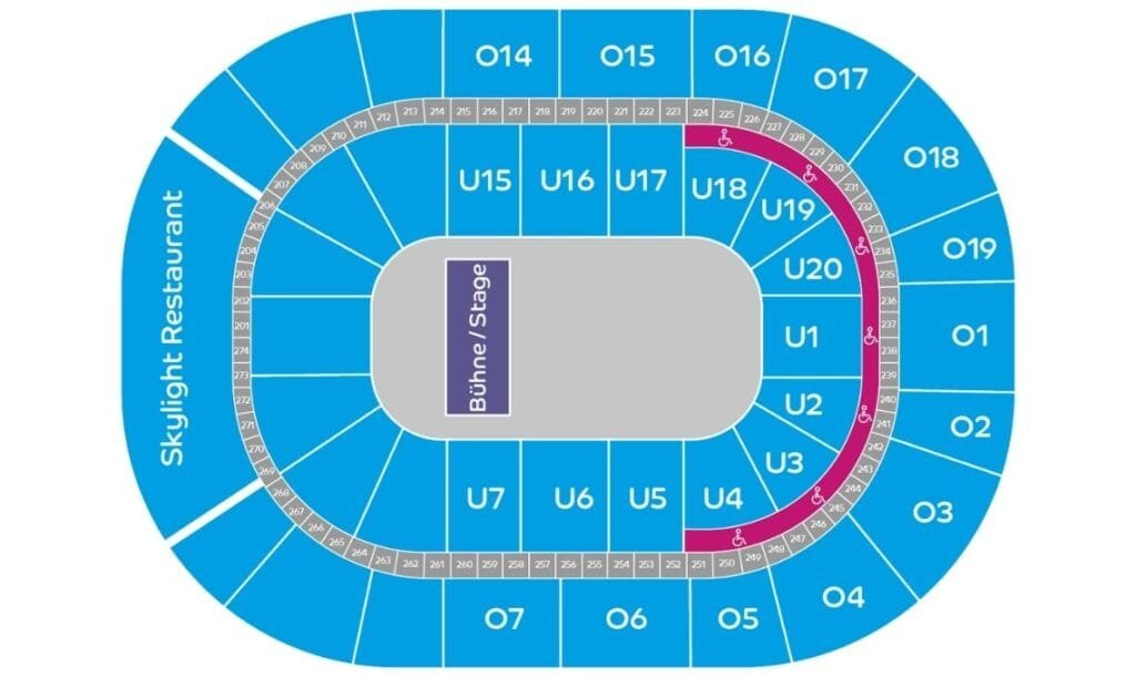 Map Barclays Arena Hamburg - Live Music Venue in Hamburg, Germany - Travel 2 Concert