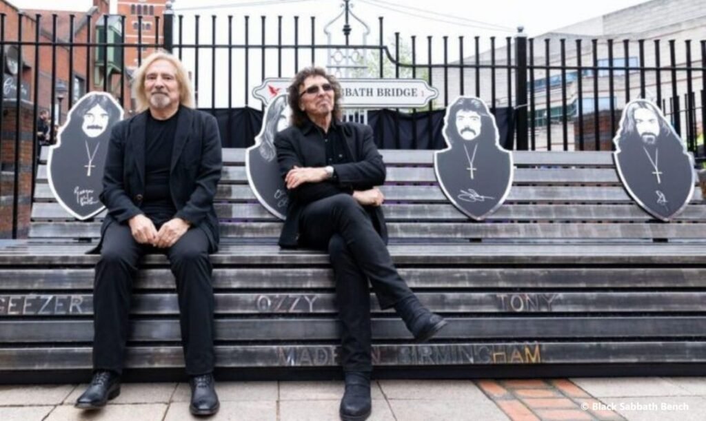 Black Sabbath Bench and Bridge in Birmingham - Rock Landmarks in Birmingham, England - Travel 2 Concert