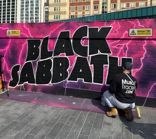 Black Sabbath Mural in Birmingham