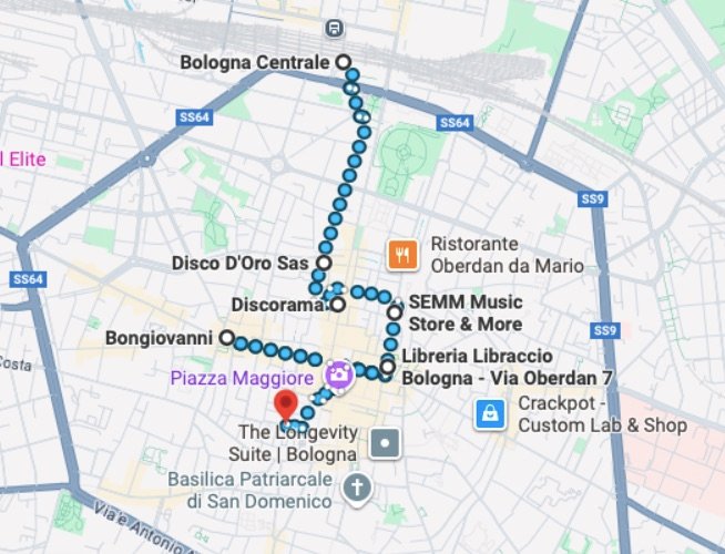 Best Record Stores in Bologna, Italy, Map - Travel 2 Concert