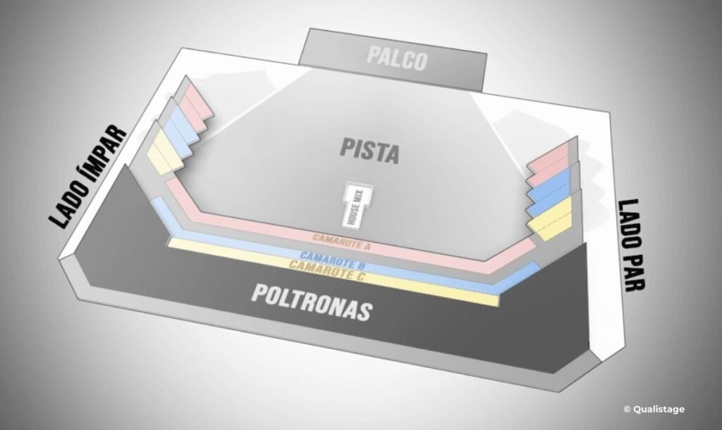 Map Qualistage - Live Music Venue in Rio de Janeiro, Brazil - Travel 2 Concert