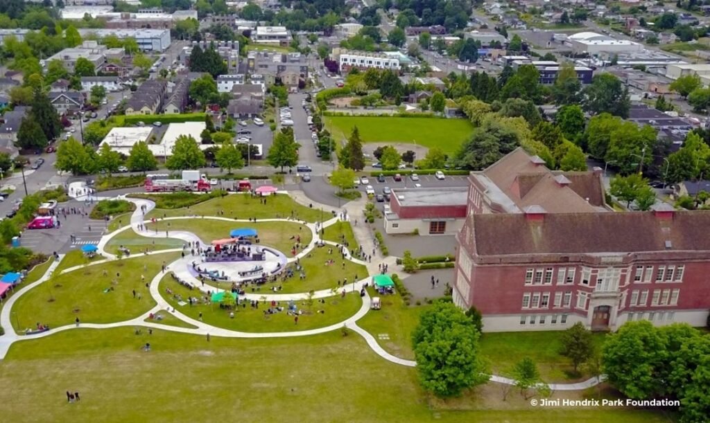 Jimi Hendrix Park in Seattle, USA - Travel 2 Concert