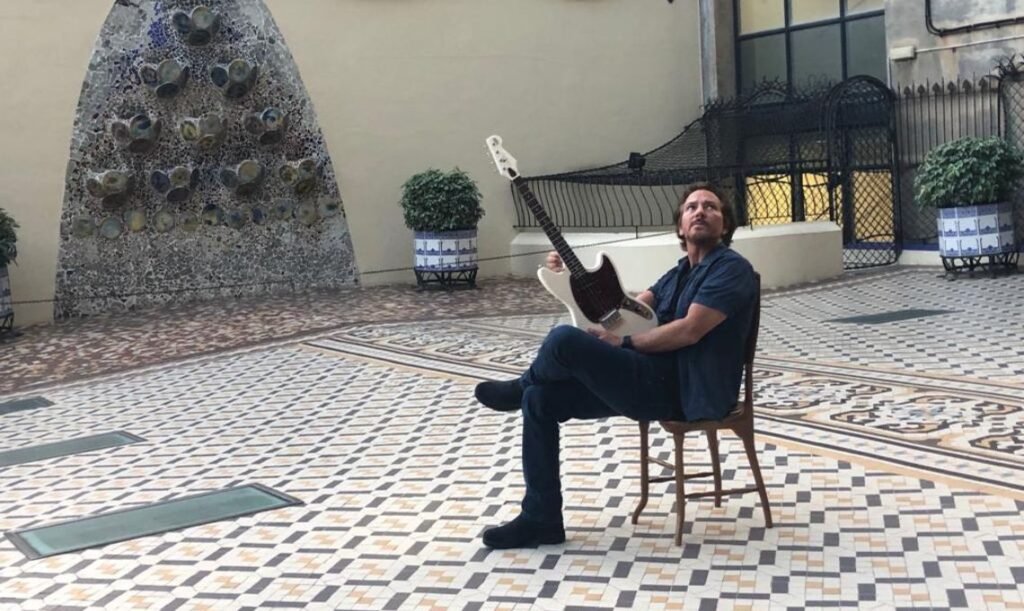 Eddie Vedder album cover at Casa Batlló, Barcelona - Spain - Travel 2 Concert