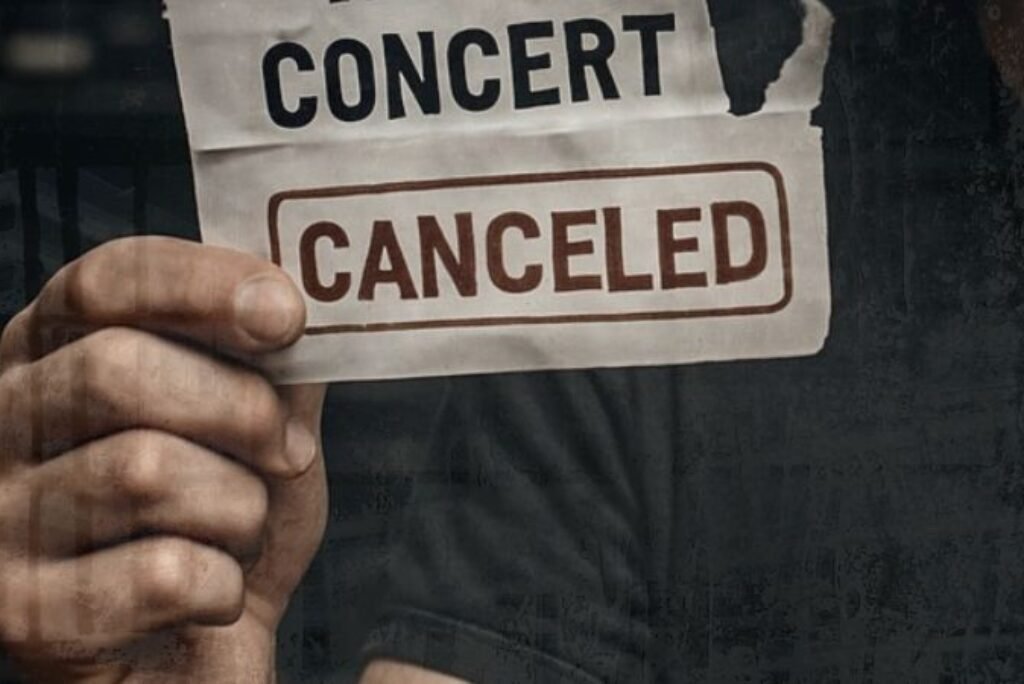 Concert Cancelled? Here’s How to Deal With It