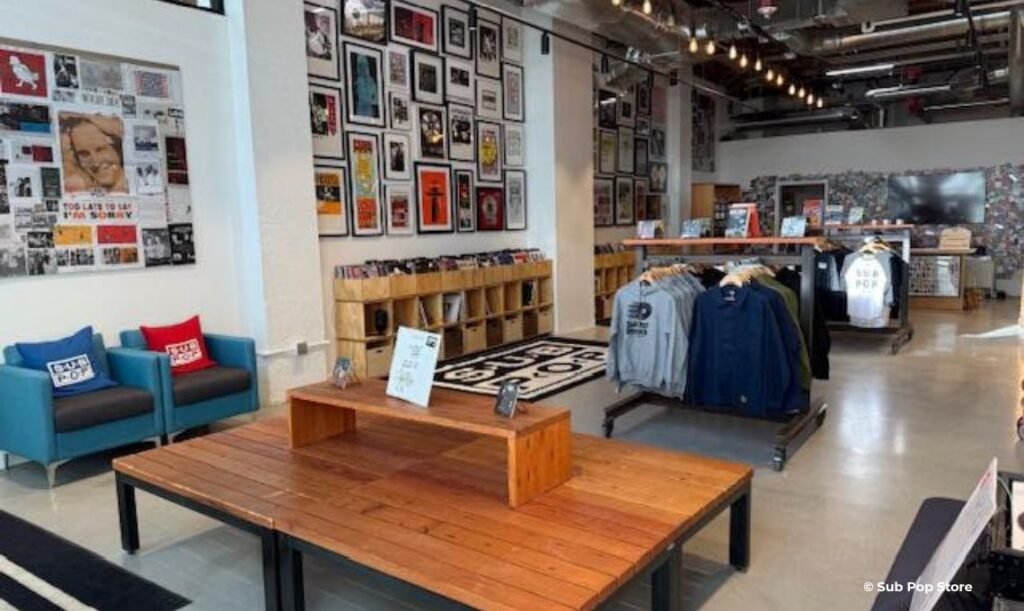 Sub pop store in Seattle, USA - Travel 2 Concert