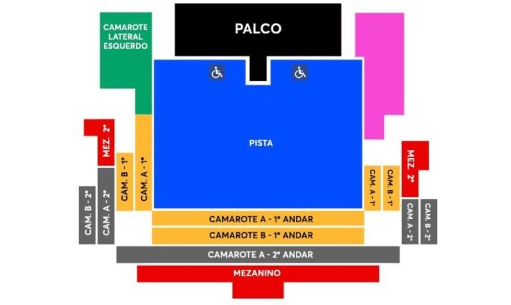 Map Suhai Music Hall - Live Music Venues in Sao Paulo, Brazil - Travel 2 Concert