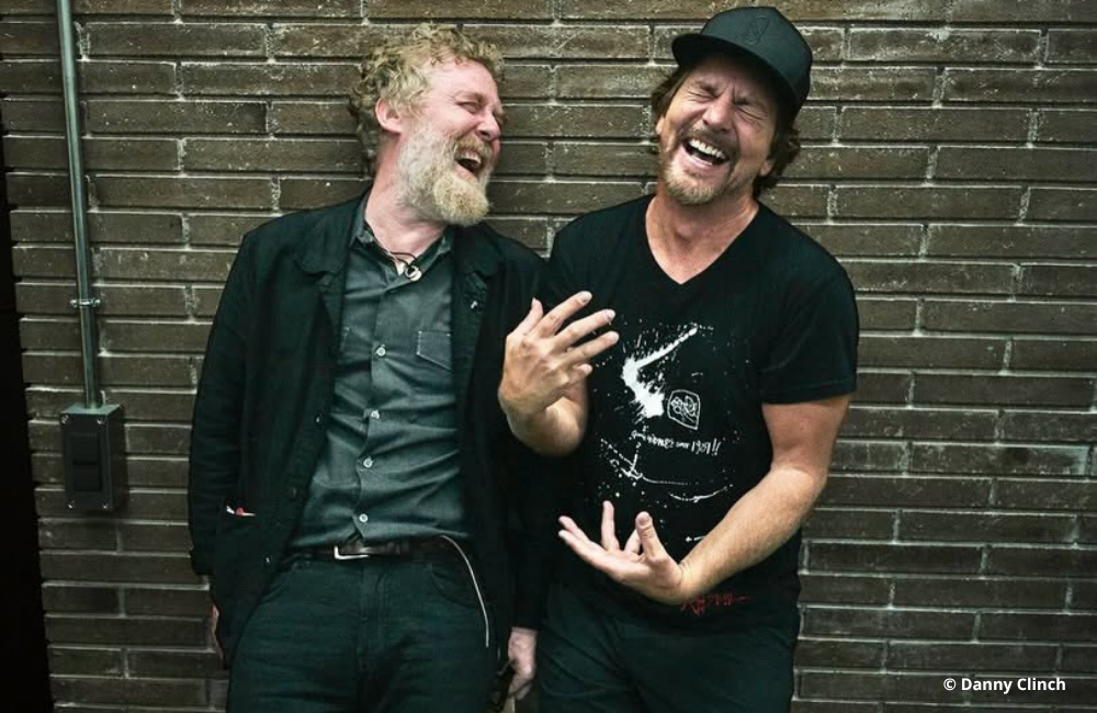 Eddie Vedder and Glen Hansard by Danny Clinch