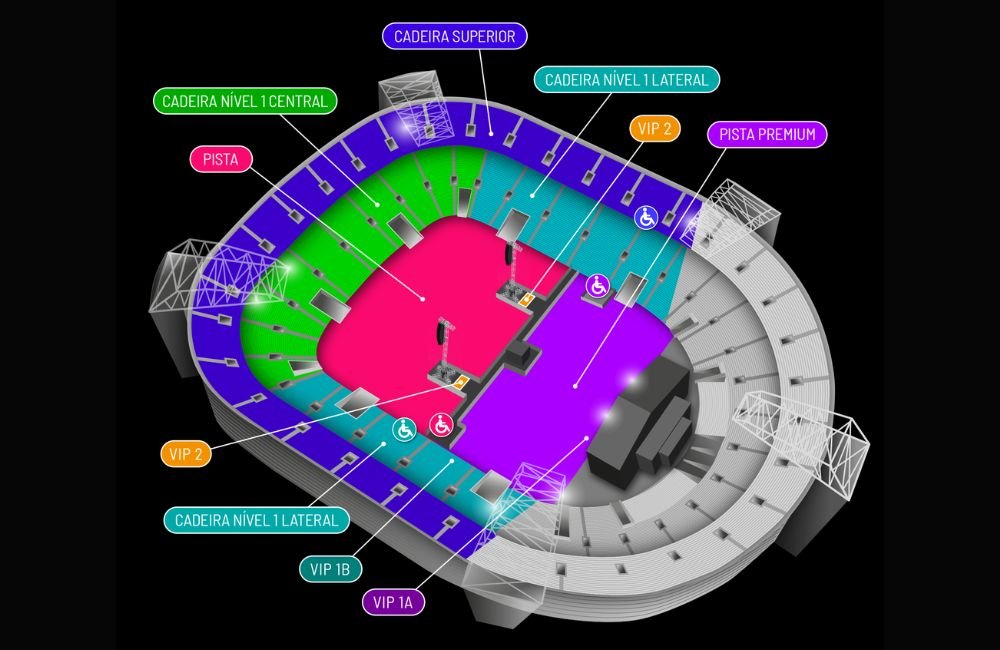 Seat Map Nubank Parque - Live Music Venue in São Paulo - Travel2Concert