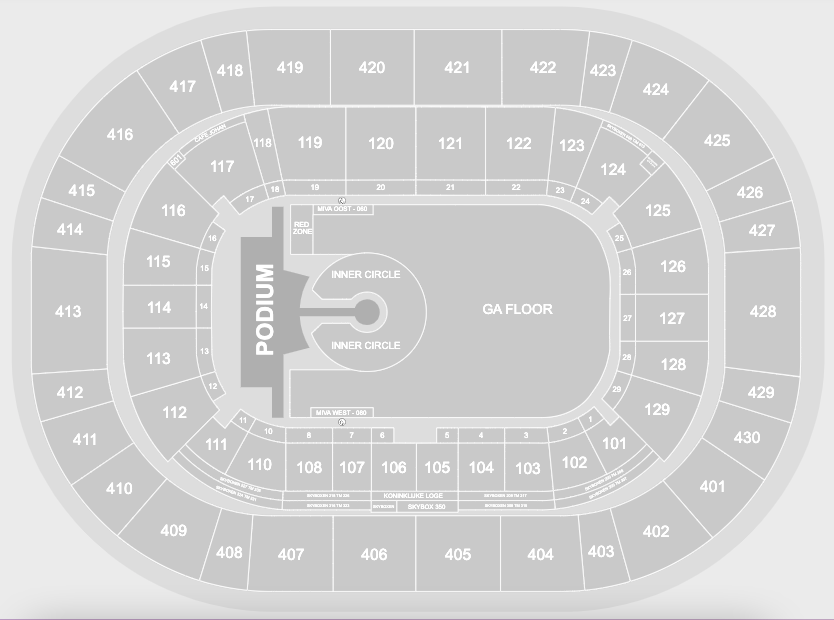 Map Johan Cruijff ArenA Amsterdam U2