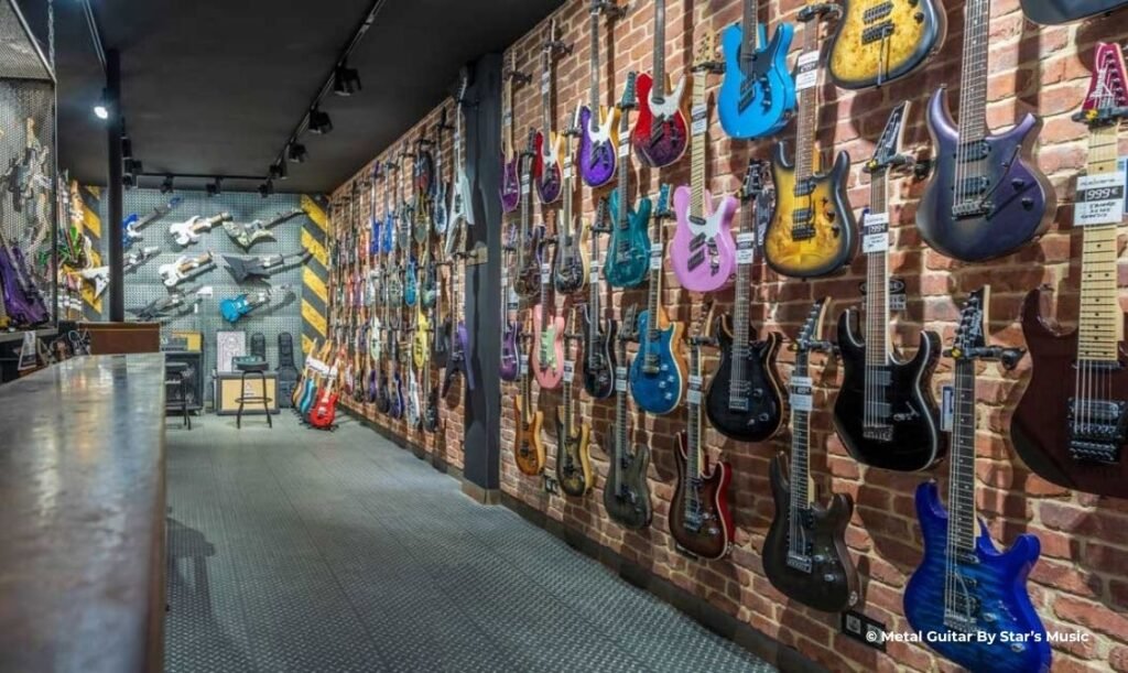 Metal Guitar By Star's Music - Guitar Stores in Paris, France - Travel 2 Concert