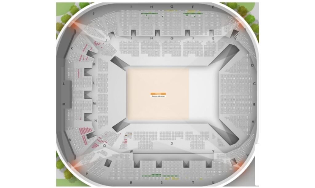 Map Adidas Arena - Live Music Venues in Paris, France - Travel 2 Concert